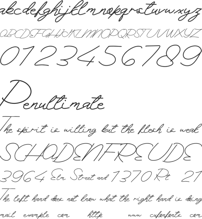 Rintik Personal Use font preview