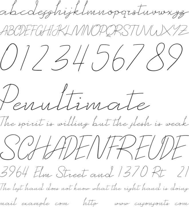 Essenaly Personal Use font preview