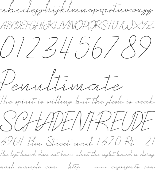 Essenaly Personal Use font preview