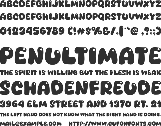 Ohyou font preview