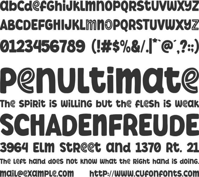 Love Maze font preview