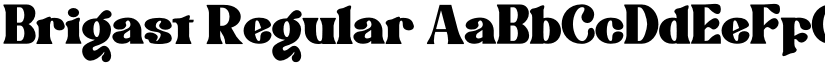 Brigast Regular font