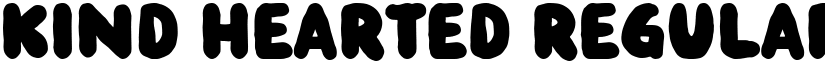 Kind Hearted Regular font