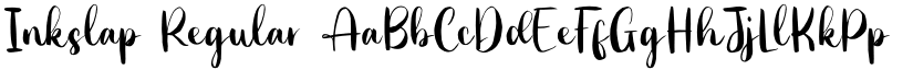 Inkslap Regular font