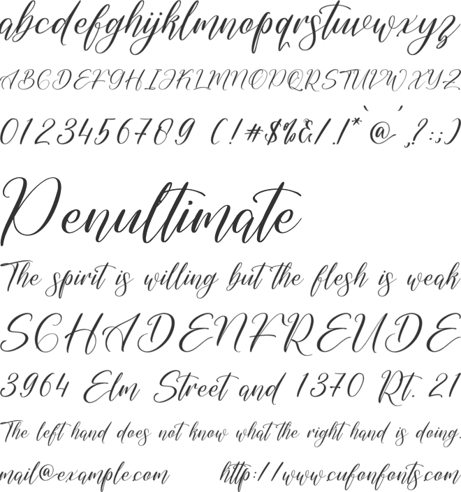 Amothura Berlinka font preview