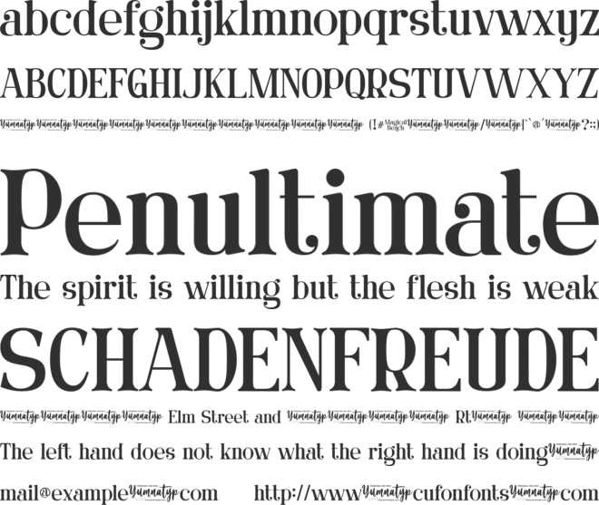 Magical Beach Personal Use font preview