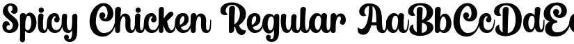 Spicy Chicken Regular font