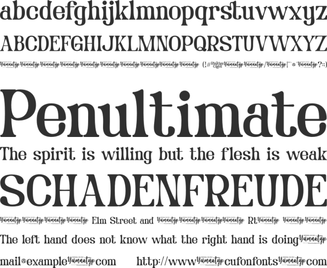 Rhythm Cares Personal Use font preview