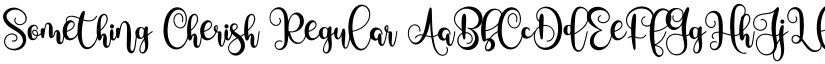 Something Cherish Regular font