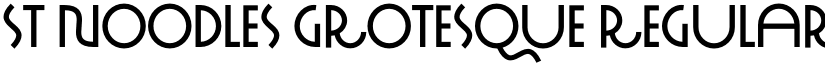 ST Noodles Grotesque Regular Regular font