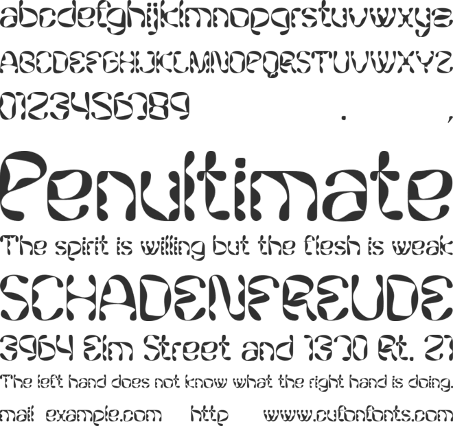 Panelyn font preview