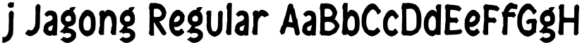 j Jagong font download
