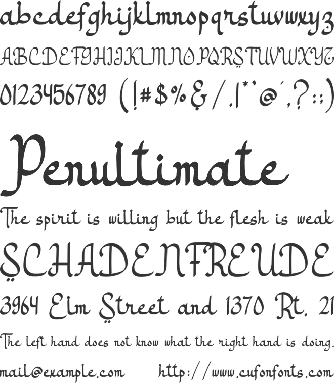 Qamar Ramadhan font preview