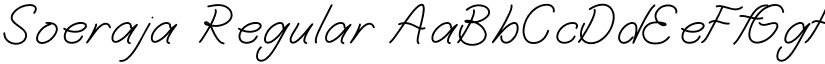 Soeraja Regular font