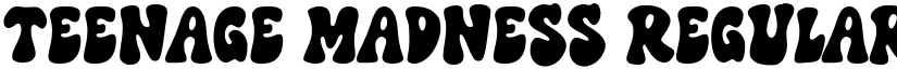 Teenage Madness Regular font