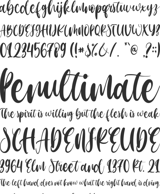 Better Easter font preview