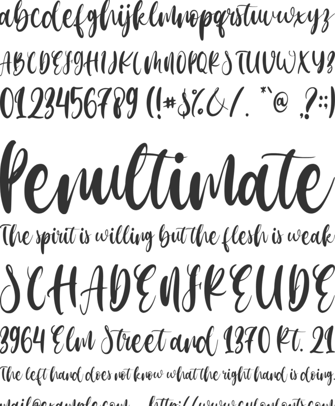 Better Easter font preview