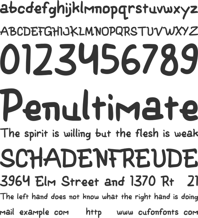Glipa Personal Use font preview