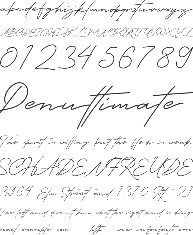 Intanuri Personal Use font preview