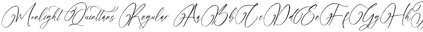 Monlight Quinttans Regular font