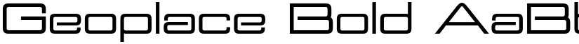Geoplace Bold font