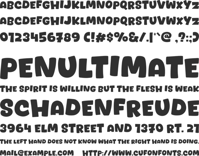Catfiles font preview