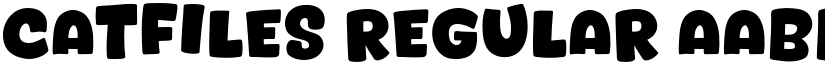Catfiles Regular font