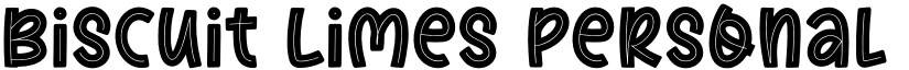 Biscuit Limes Personal Use Regular font