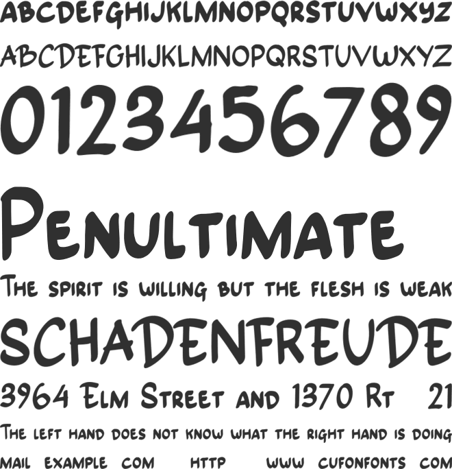 Aleyna Personal Use font preview