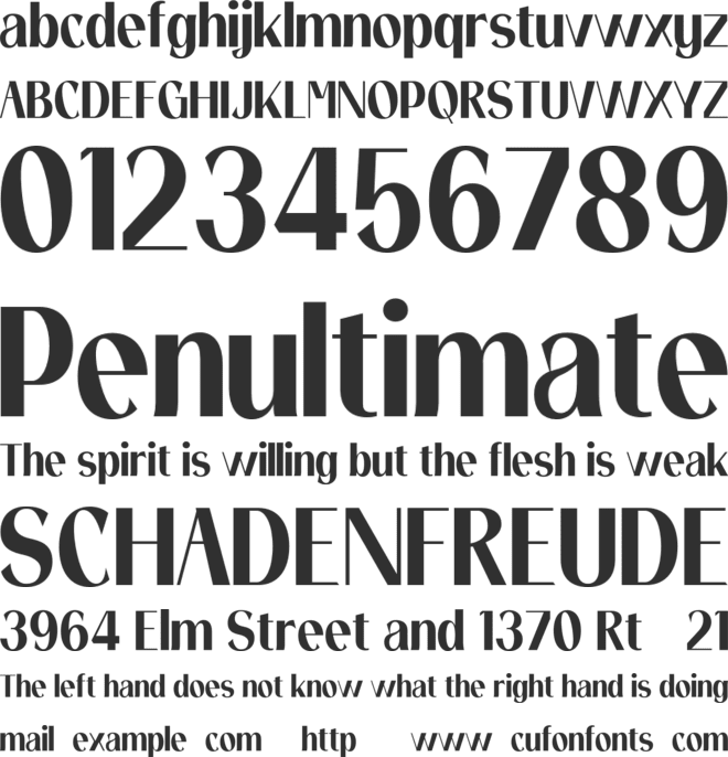 Gailes Personal Use font preview