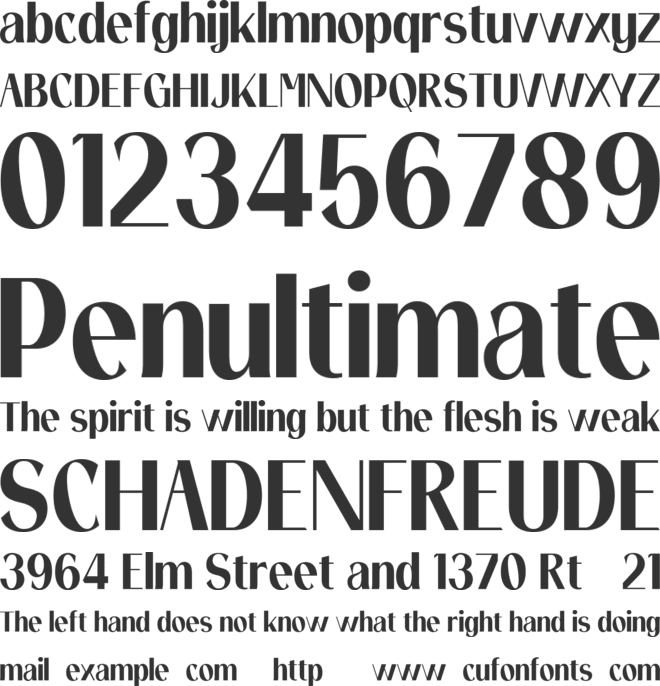 Gailes Personal Use font preview