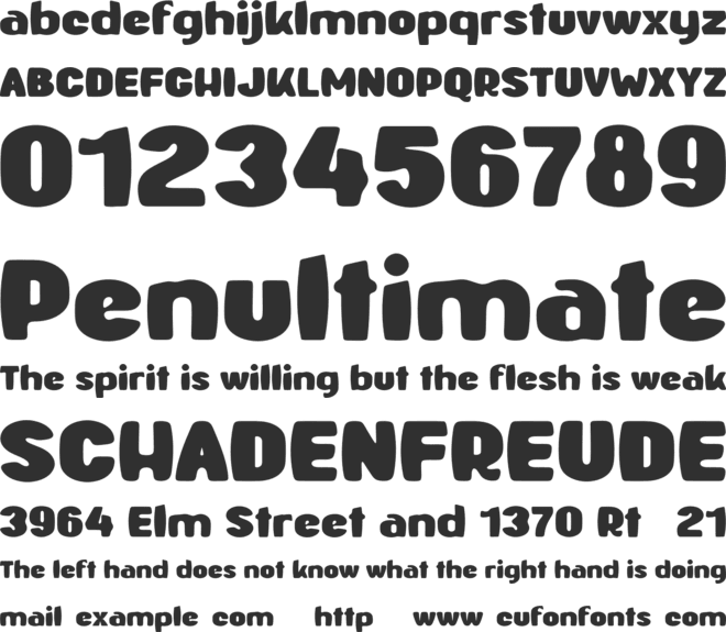 Roukoda Personal Use font preview