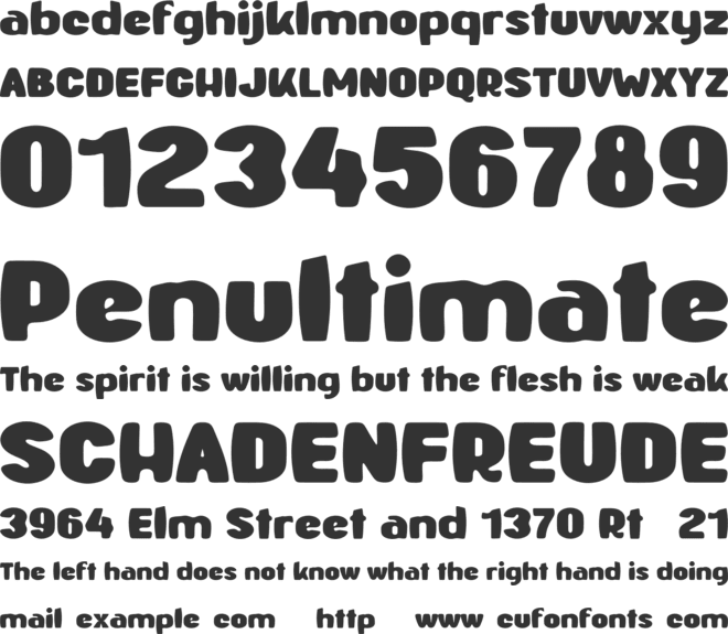 Roukoda Personal Use font preview