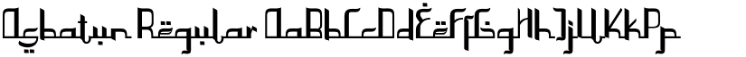 Asbatun Regular font