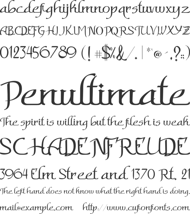 Ramadhan Mubarokan font preview