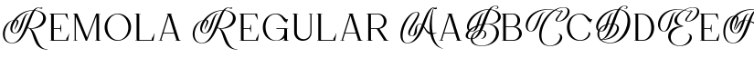 Remola Regular font