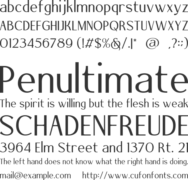 Qedysans font preview