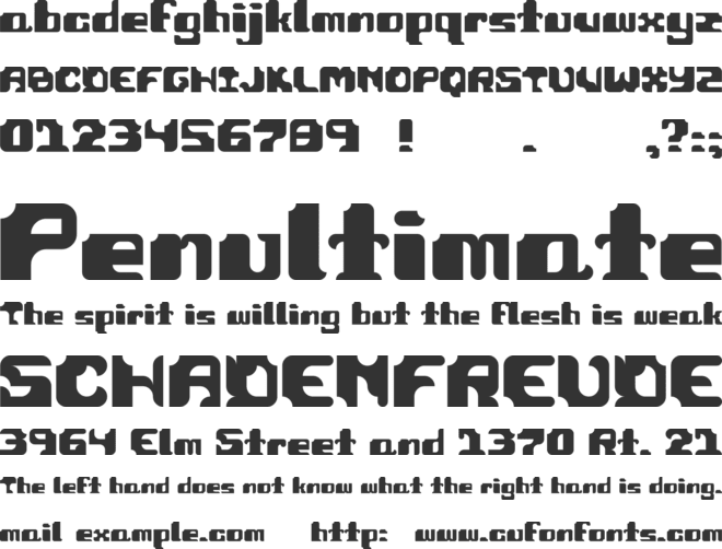 Pareidolia font preview