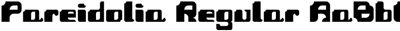 Pareidolia Regular font