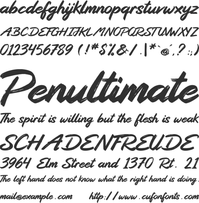 Groundation Foundation font preview