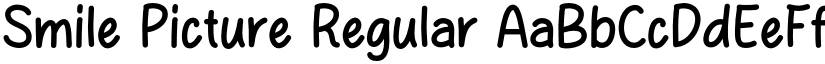Smile Picture Regular font