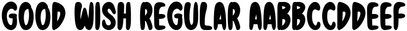 Good Wish Regular font