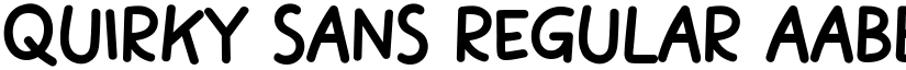 Quirky Sans Regular font