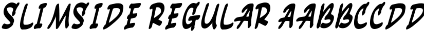 Slimside font download