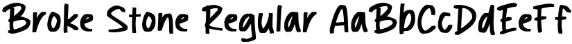Broke Stone font download