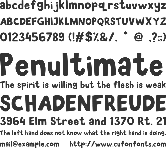 Gemes Font font preview