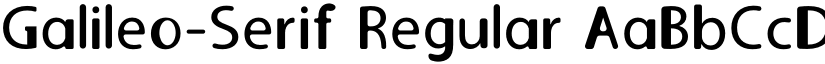 Galileo-Serif Regular font