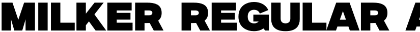 Milker Regular font