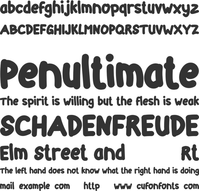 Loveler font preview