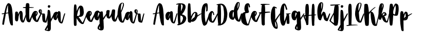 Anterja Regular font